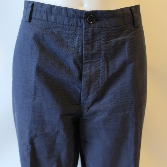 BROOKS BROTHERS NAVY BLUE TROUSER PANTS W 40 L 30* - Picture 1 of 8